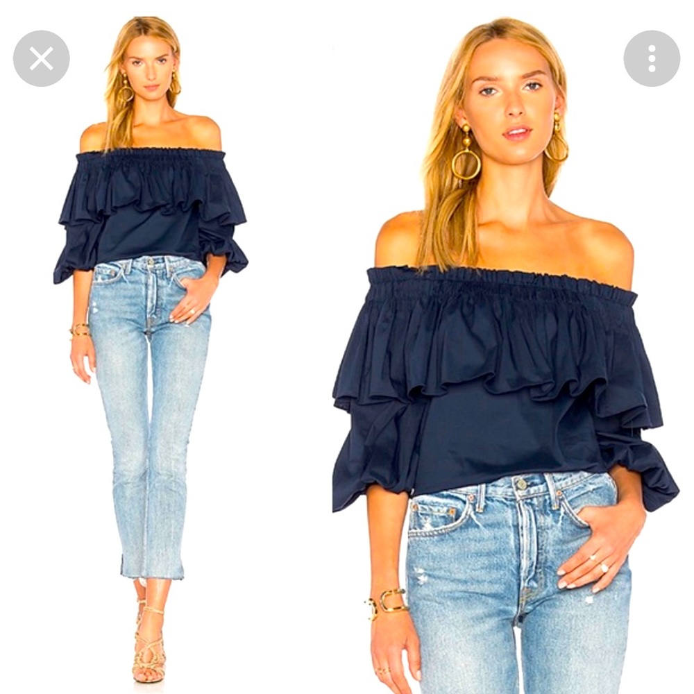 ALEXIS BARBIE BLUE TOP